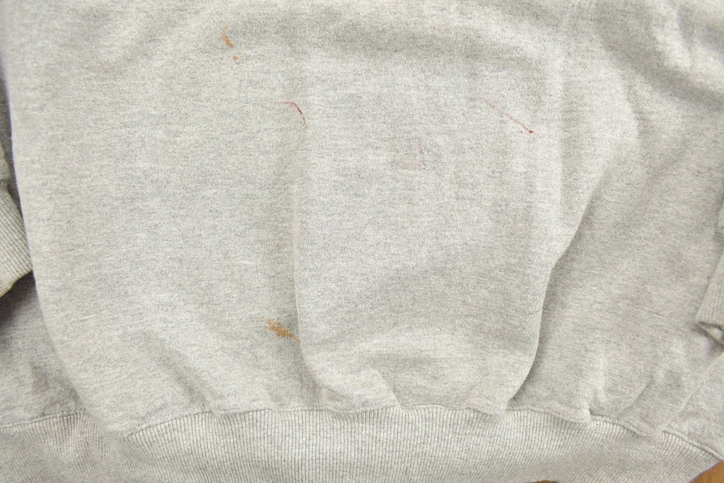 Vintage 1990s Champion Blank Grey Crewneck Sweatshirt