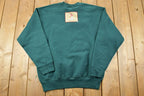 Vintage 1990s Let It Snow Triple Snowman Cute Crewneck Sweater