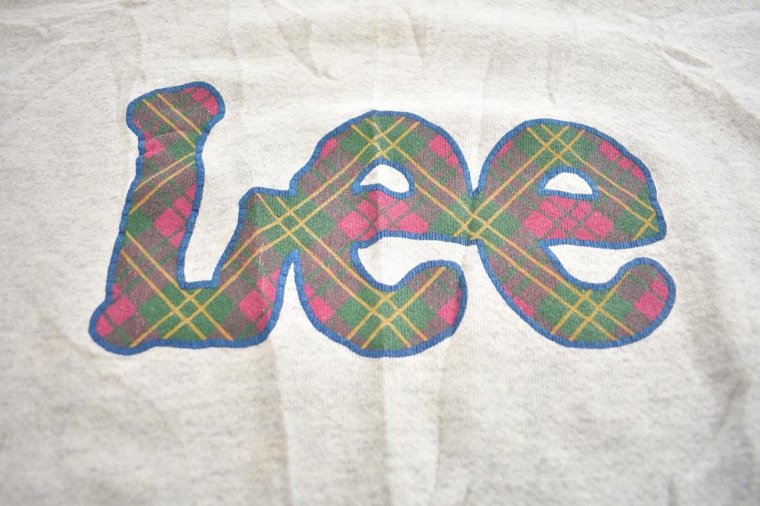 Vintage 1990s Lee Heavyweight Crewneck Cropped Sweatshirt Made In USA