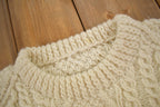 Vintage 1980s 3D Cable Knit Sweater