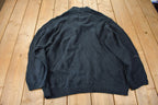 Vintage Y2K Chaps Embroidered Logo Quarter Zip Knit Sweater Size 4XB