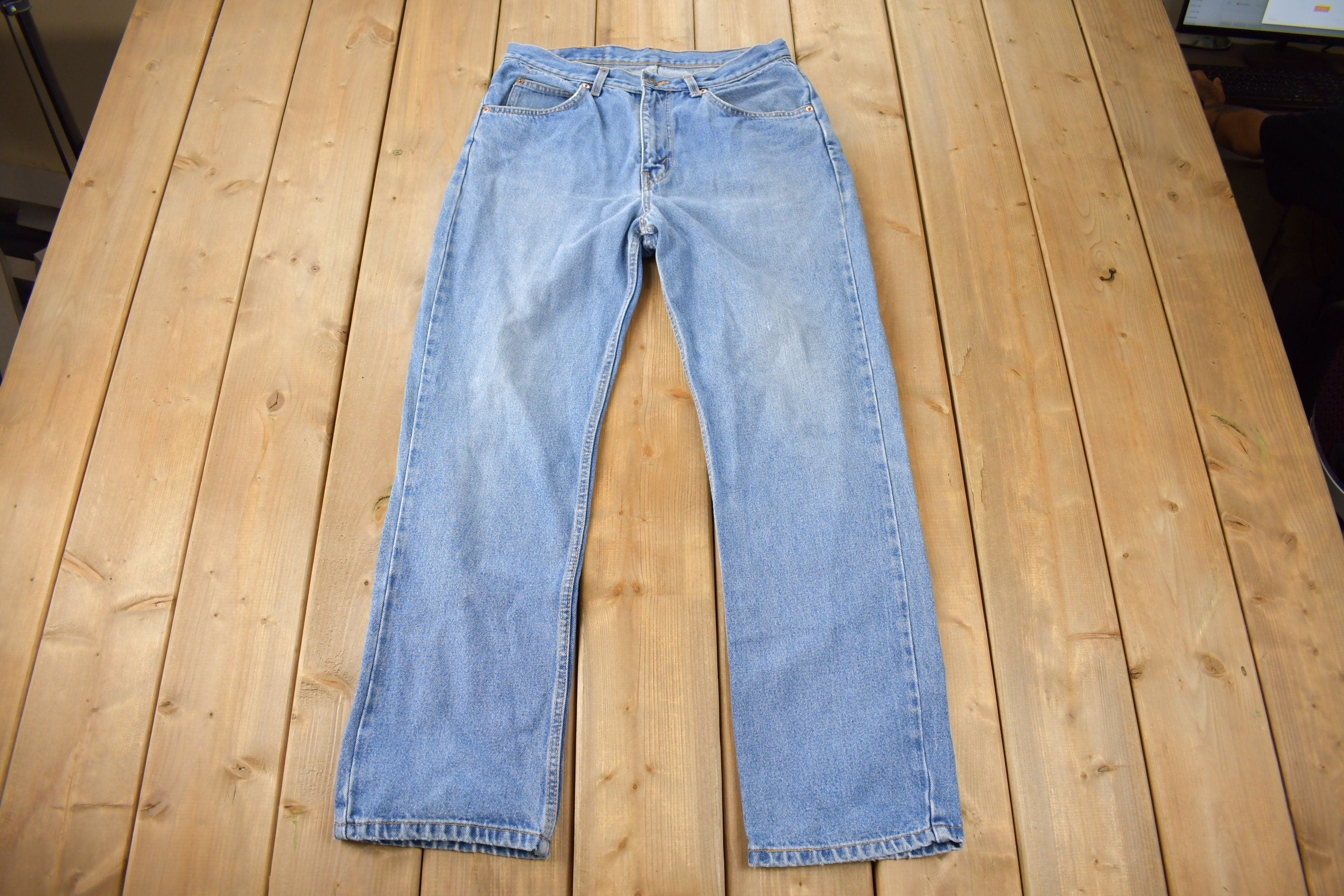 Vintage 1990s Levi's Orange Tab Jeans Size 31 x 29 Made In Canada