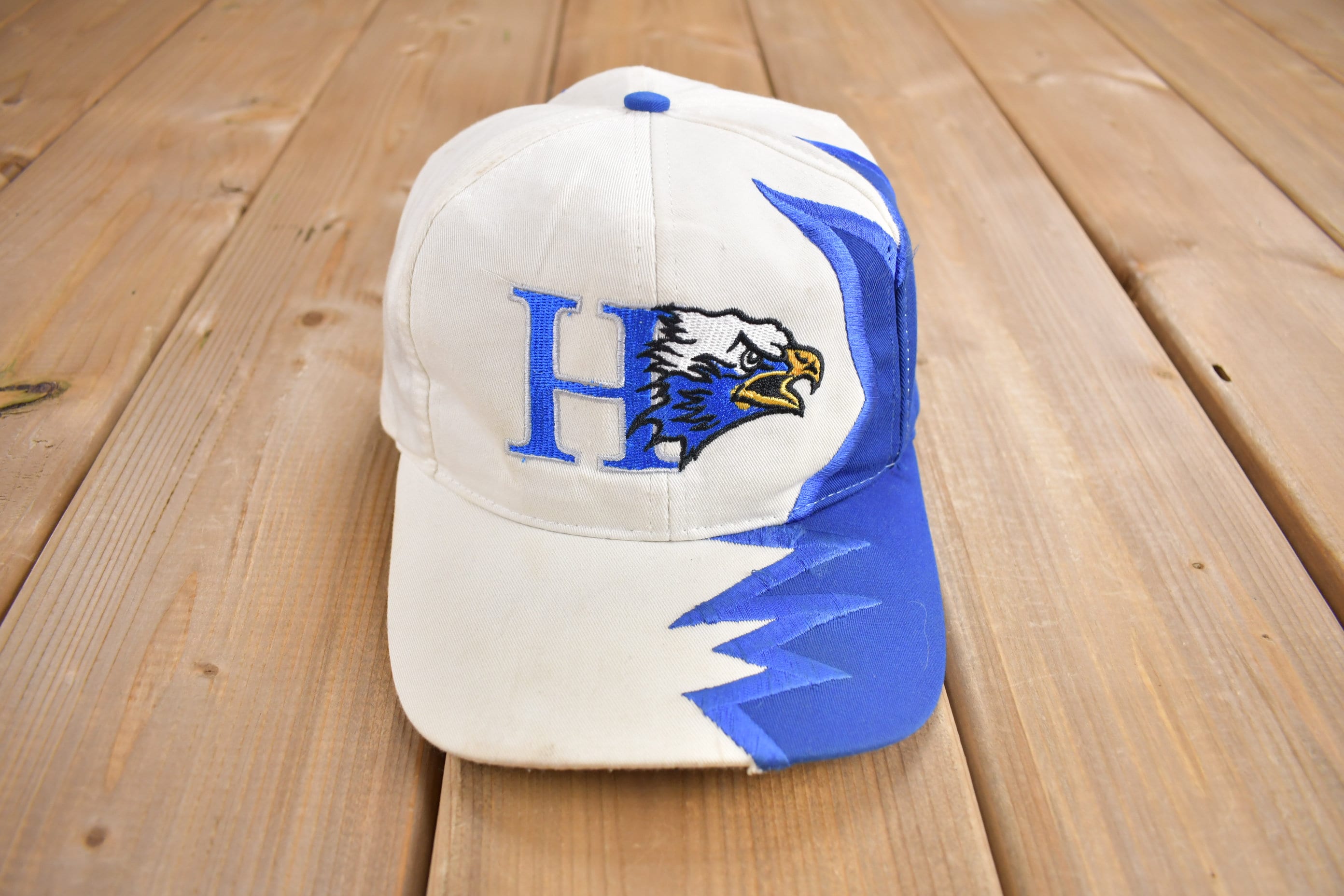 Vintage 1990s H Eagles Shatter StrapBack Hat