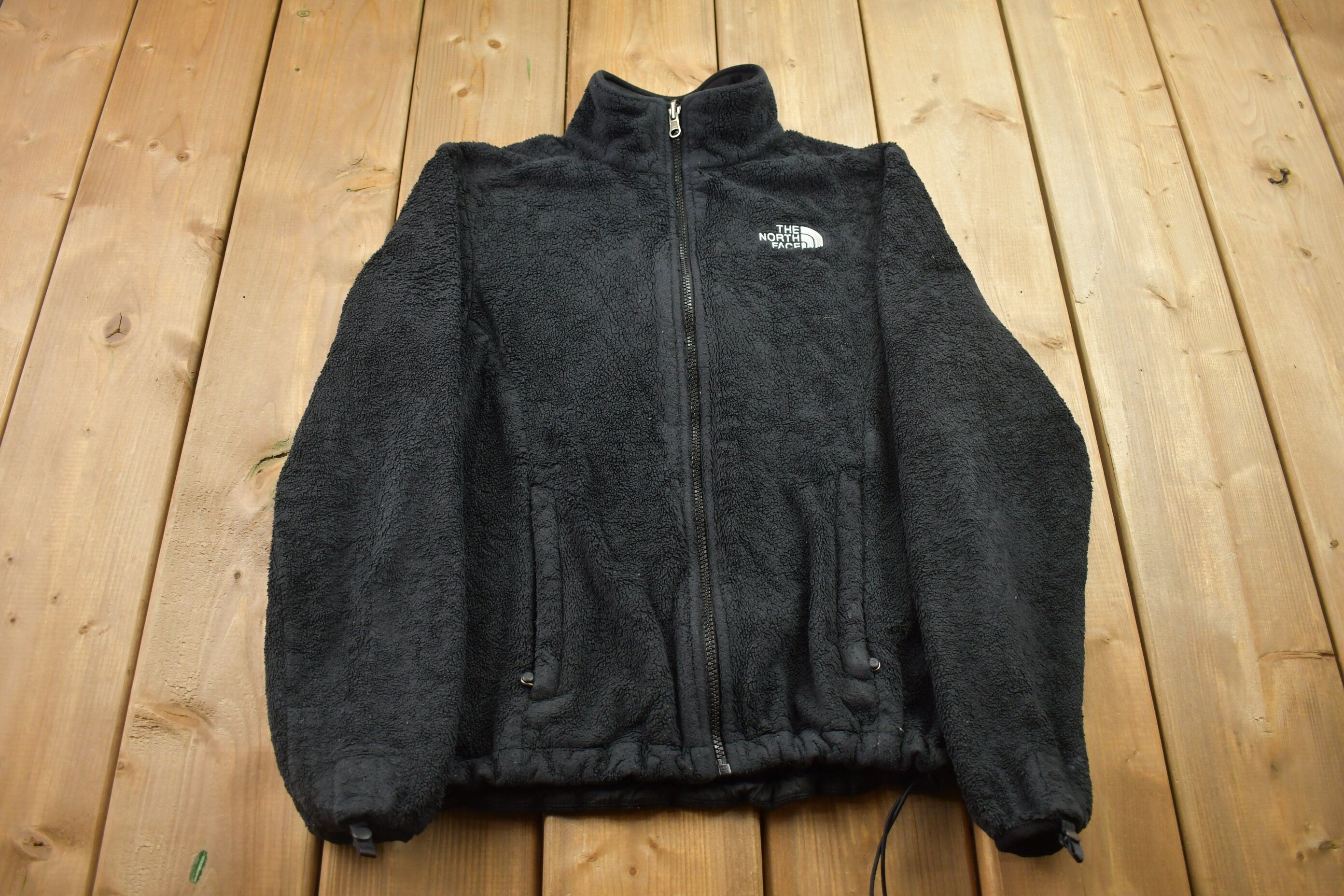 Vintage 1990s North Face Zip Up Fluffy Fleece Sweater