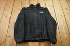 Vintage 1990s North Face Zip Up Fluffy Fleece Sweater