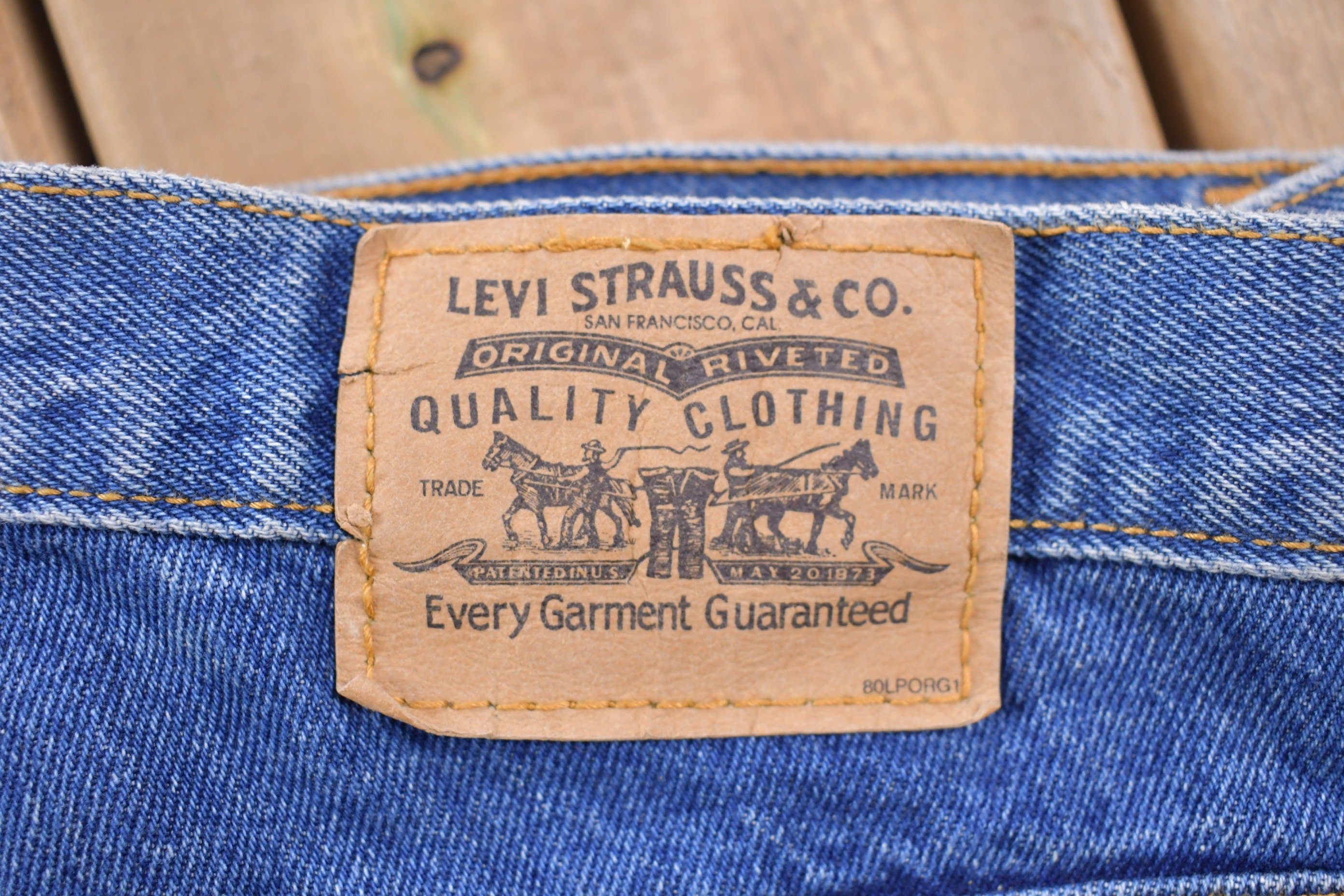 Vintage 1990s Levi's Orange Tab Jeans Size 30 x 28
