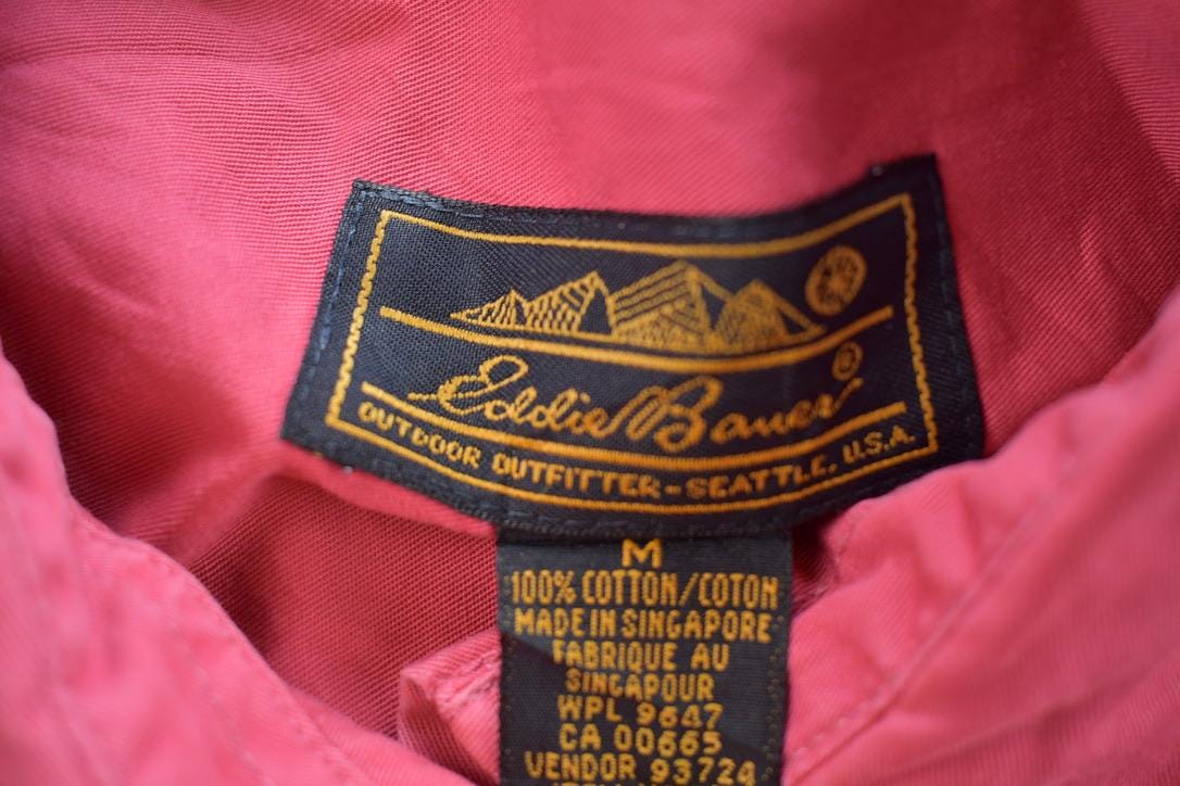 Vintage 1990s Eddie Bauer Solid Colored Button Up Shirt