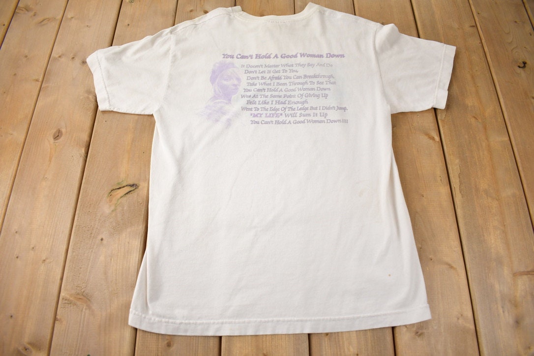 Vintage 2004 Mary J Blige You Can't Hold A Good Woman Down Graphic T Shirt