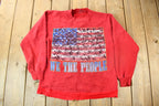 Vintage 1990s We The People American Graphic Crewneck Sweatshirt