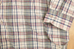 Vintage 1990s Pendleton Plaid Wool Button Up Shirt Men's XL