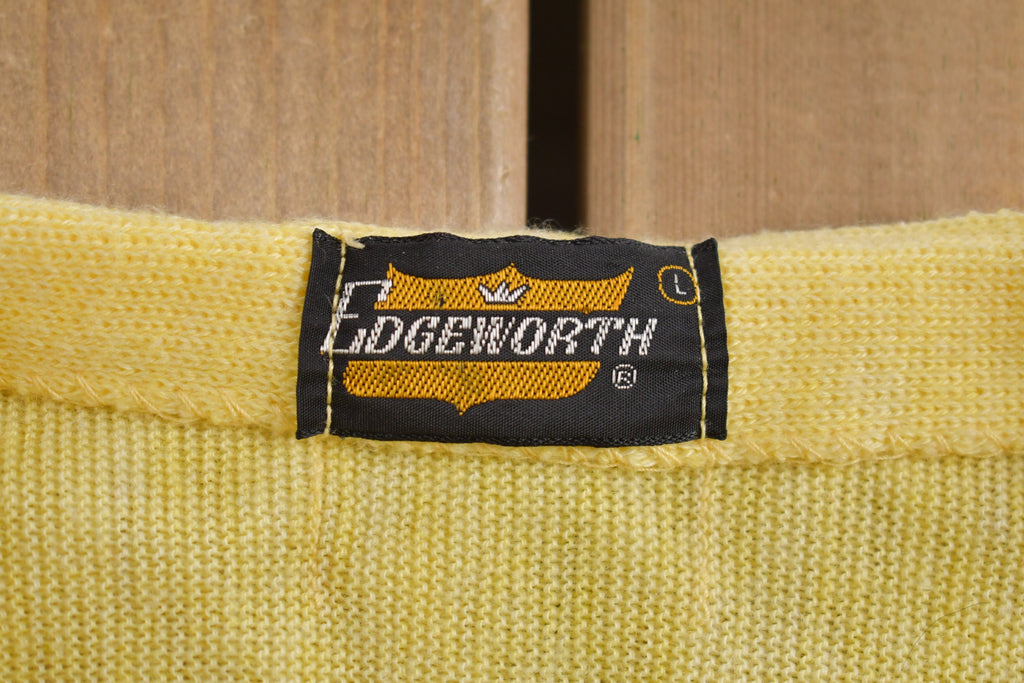 Vintage 1980s Edgeworth Knit Cardigan Sweater