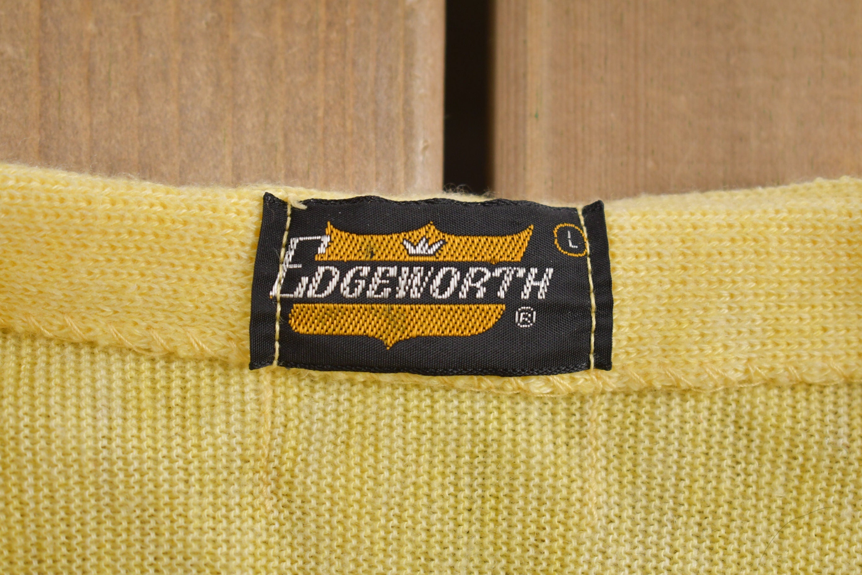 Vintage 1980s Edgeworth Knit Cardigan Sweater