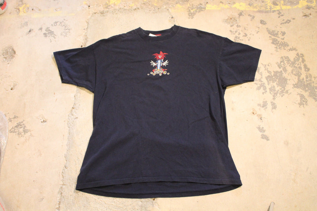 Vintage 1990s Bullhead Denim Clown Graphic T Shirt
