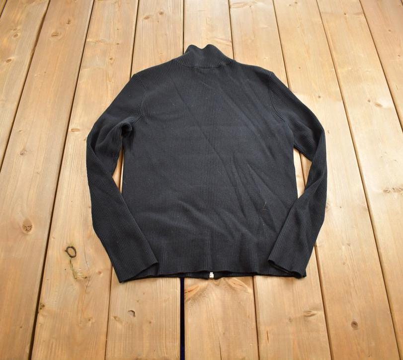 Vintage 1990s Ralph Lauren Abstract Design Zip Up Sweatshirt