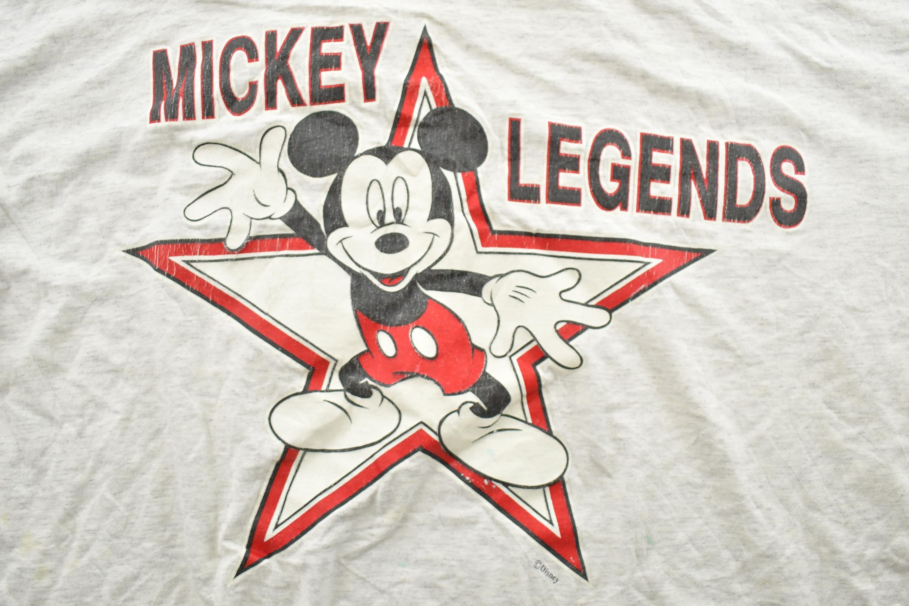 Vintage 1990s Mickey Legend Disney Cartoon Promo T-Shirt