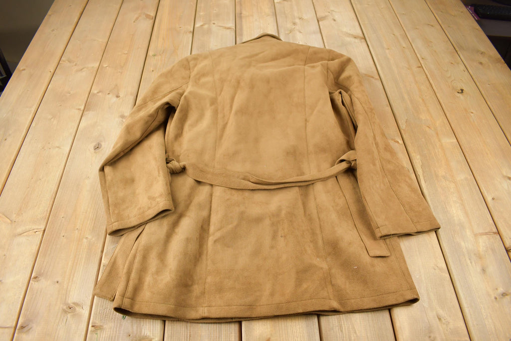 Vintage 1970s Emporio Suede Leather Blazer Jacket