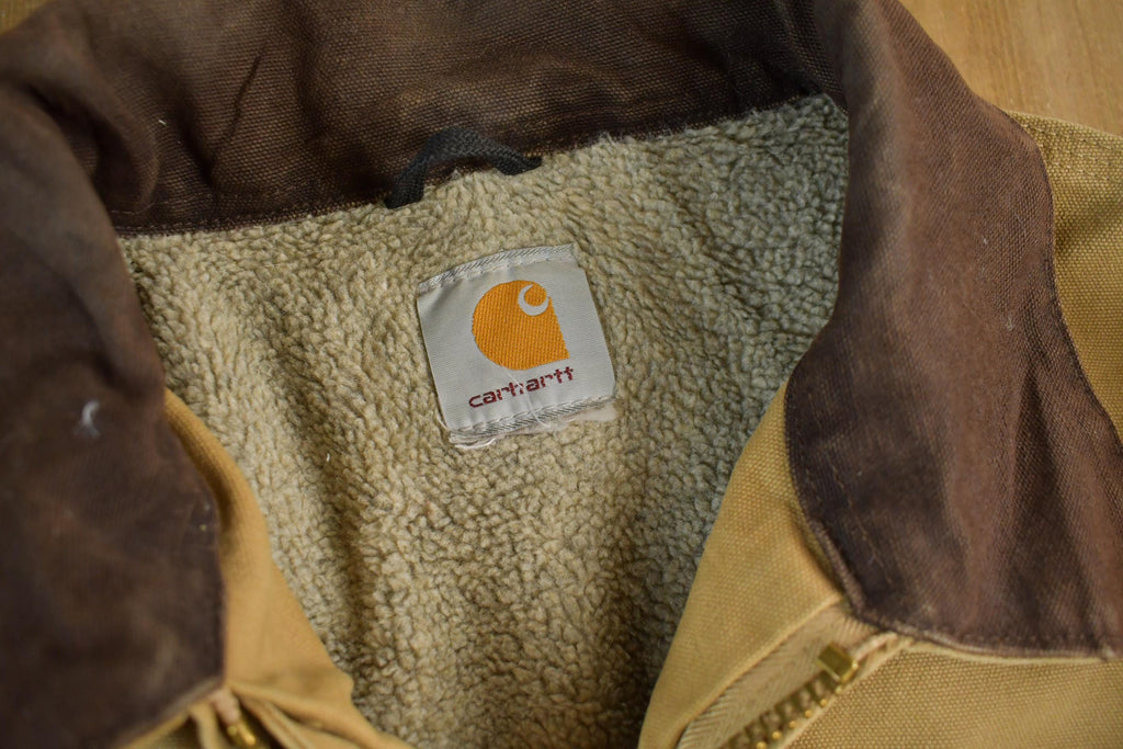 Vintage 1990s Carhartt Sherpa Lined Jacket Mens XL