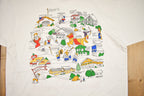 Vintage 1990s Americas Little Switzerland Caricature Souvenir T Shirt