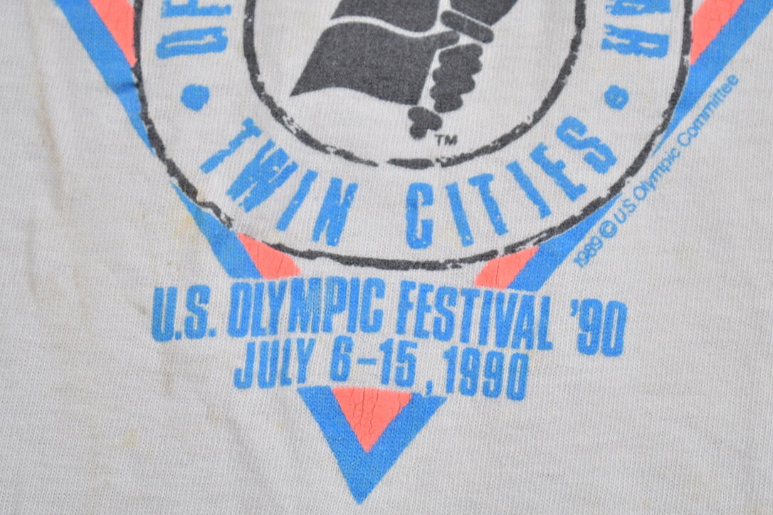 Vintage 1990 Twin Cities US Olympic Festival Graphic T-Shirt