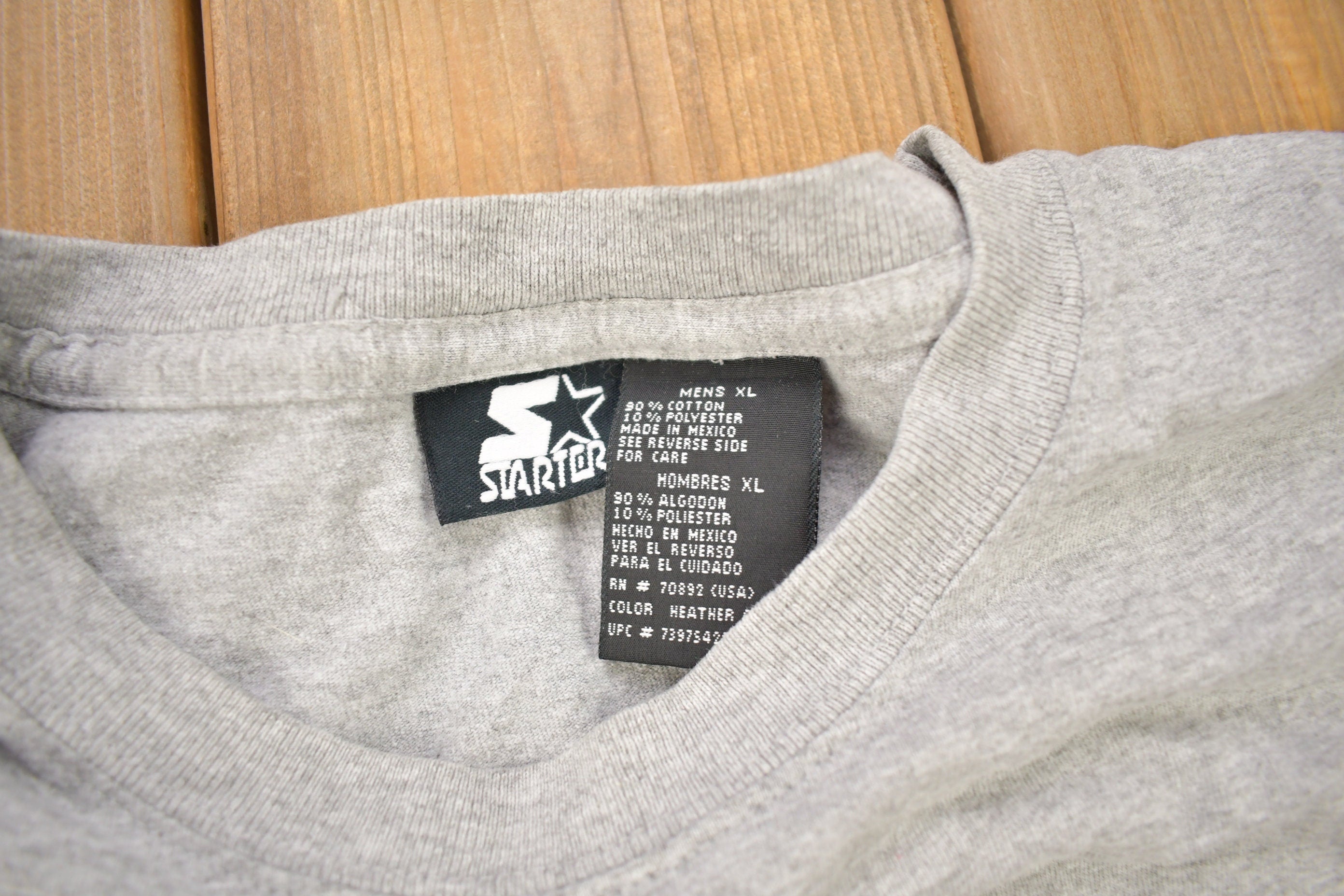 Vintage 1990s Starter Graphic Long Sleeve T-Shirt