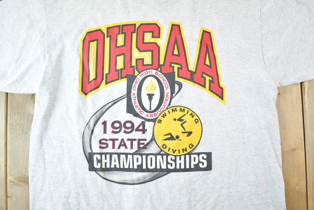 Vintage 1994 OHSAA State Championships Souvenir T-Shirt Men's L