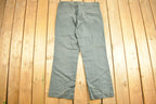 Vintage 1990s Grey Sail Trousers Size 40 x 31