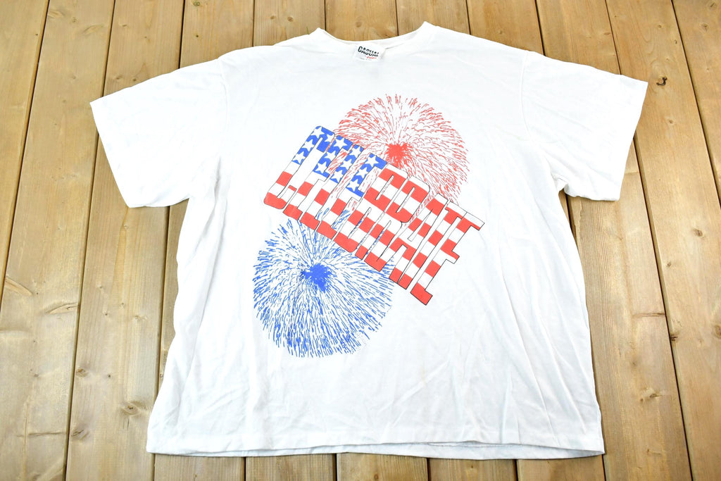 Vintage 1990s Celebrate Fourth Of July Souvenir T-Shirt Mens XXL