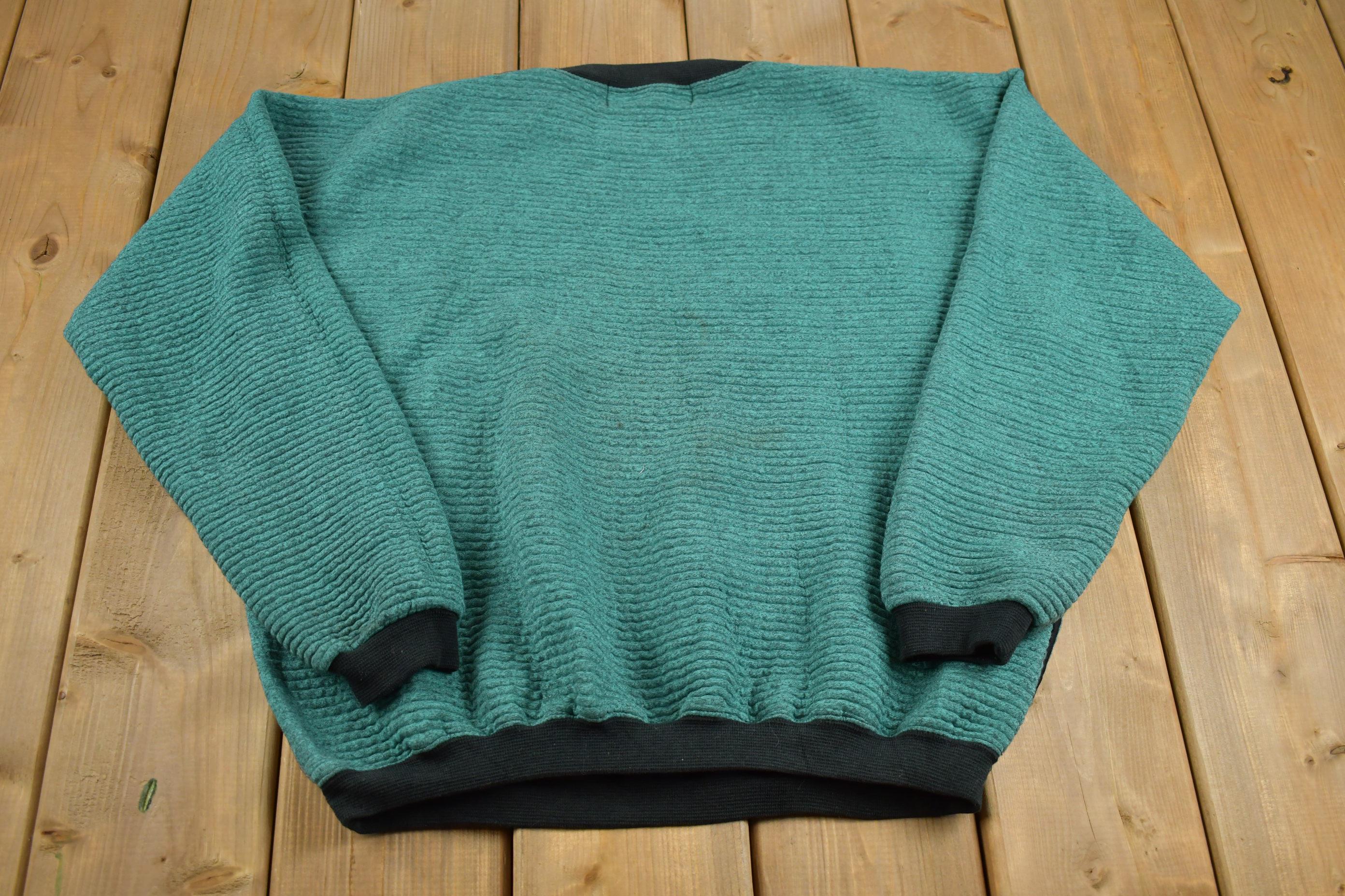 Vintage 1980s Ricardo Knit Crewneck Sweater