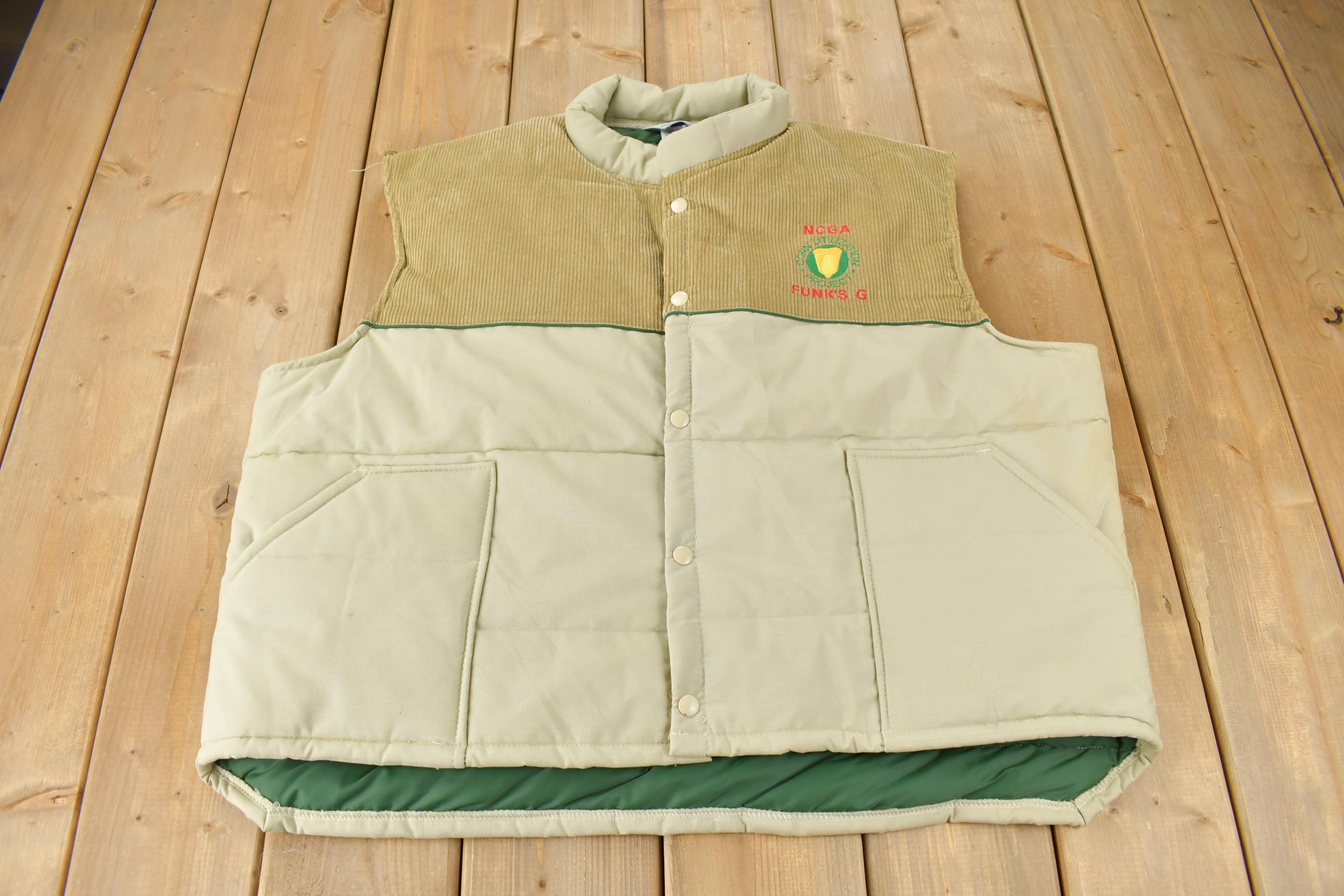 Vintage 1980s Swingster Embroidered Vest