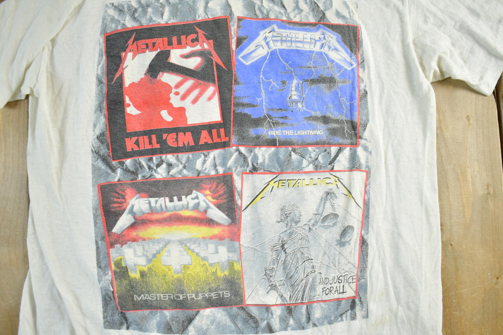 Vintage 1988 Metallica Graphic T-shirt Men's Medium