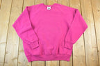 Vintage 1990s Lee Blank Crewneck Sweatshirt Made In USA