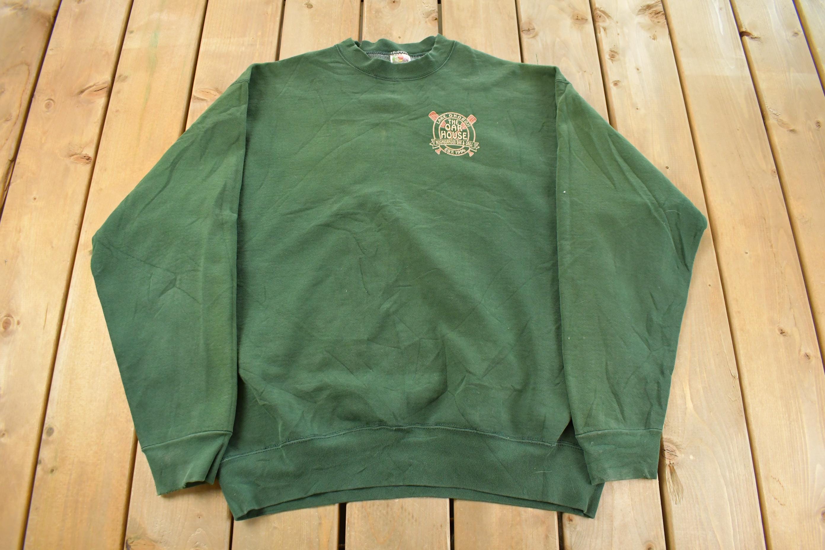Vintage 1990s Lake Okoboji Oar House bar Crewneck Sweatshirt Men's XL