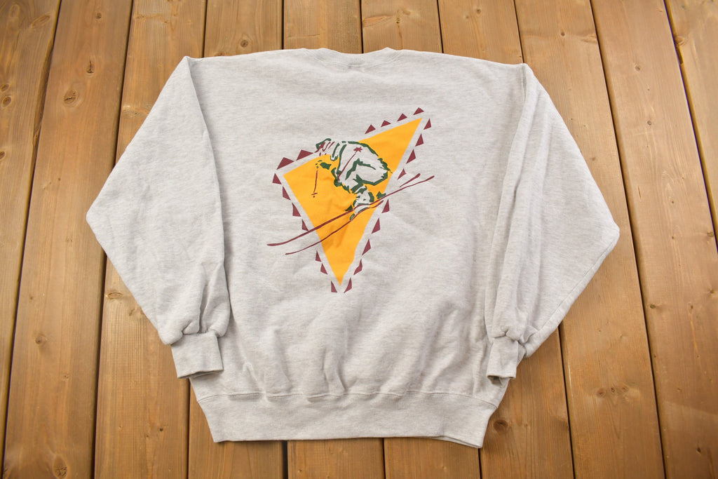 Vintage 1990s Strongsville Ski Club Crewneck Sweatshirt