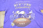 Vintage 1990s Minnesota Vikings NFL Graphic T-Shirt