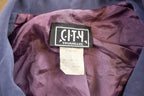Vintage 1980s City Triangles Spandex Full Length Jacket