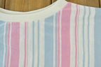 Vintage 1970s Dk Gold Striped Single Stitch T-Shirt