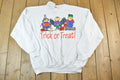 Vintage 1990s Pen & Stitch Deadstock Trick Or Treat Souvenir Crewneck Sweatshirt Made In USA
