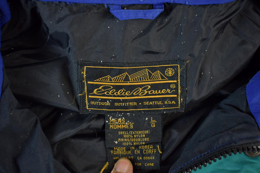 Vintage 1990s Eddie Bauer Windbreaker Jacket Men's Large