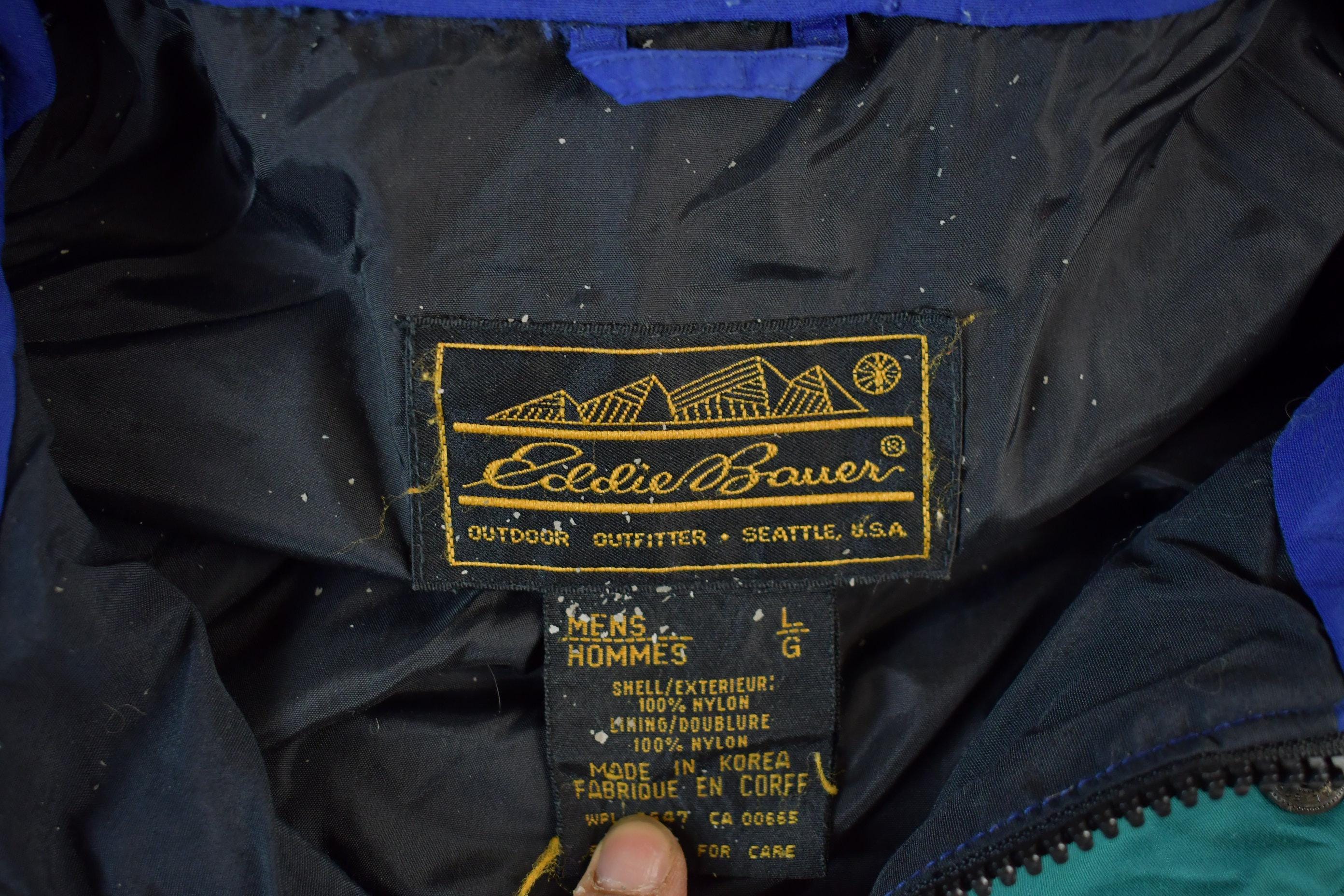 Vintage 1990s Eddie Bauer Windbreaker Jacket Men's Large