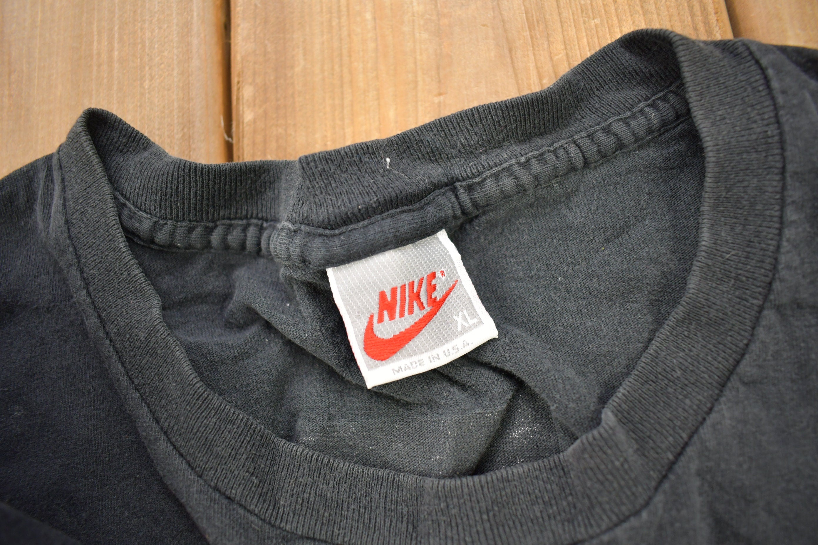 Vintage 1990s Nike Air Jordan Grey Tag Graphic T-Shirt