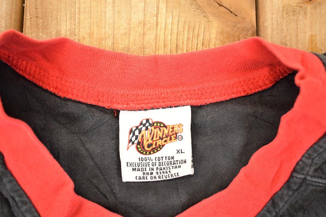 Vintage 1990s Dale Earnhardt Winners Circle Embroidered Nascar Racing Crew Neck Sweatshirt Mens L