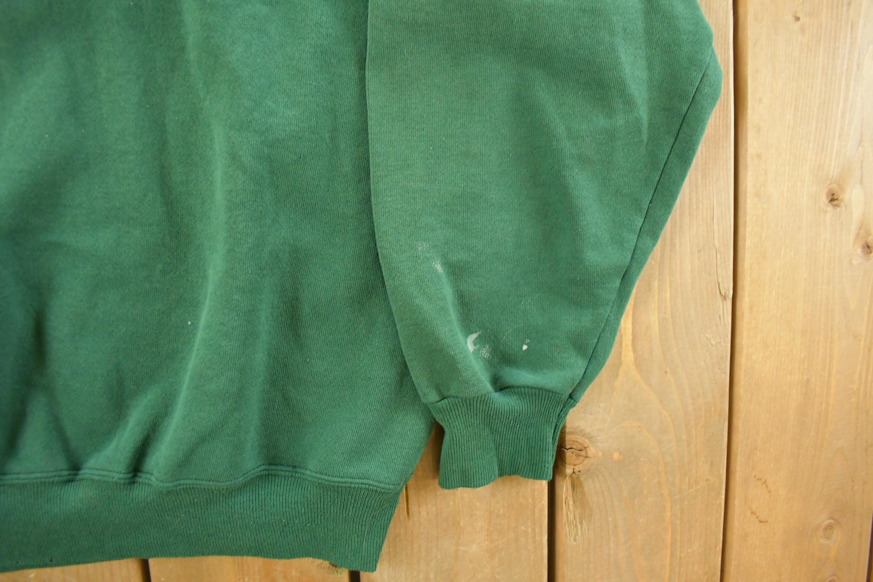 Vintage 1990s Hanes Premium Weight Blank Crewneck Sweatshirt Men's XL