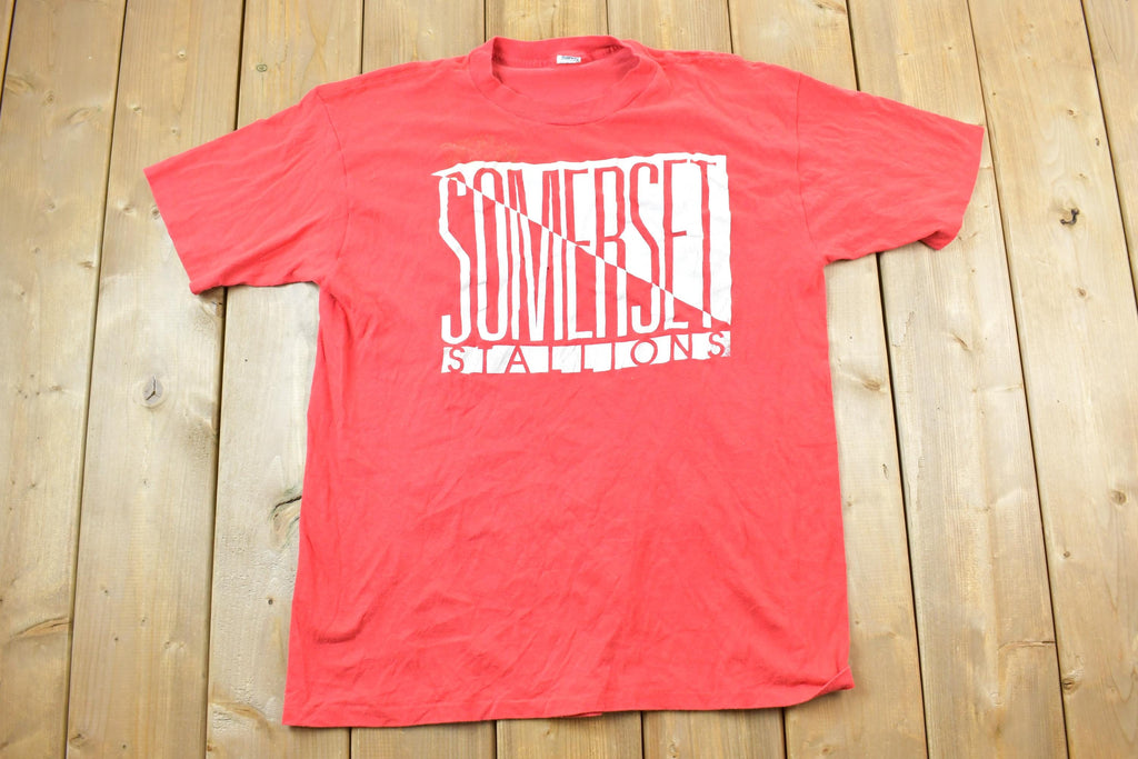Vintage 1990s Somerset Installations Souvenir T-Shirt