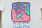 Vintage 1990s Santa Cruz Souvenir Tropical Threads T-Shirt