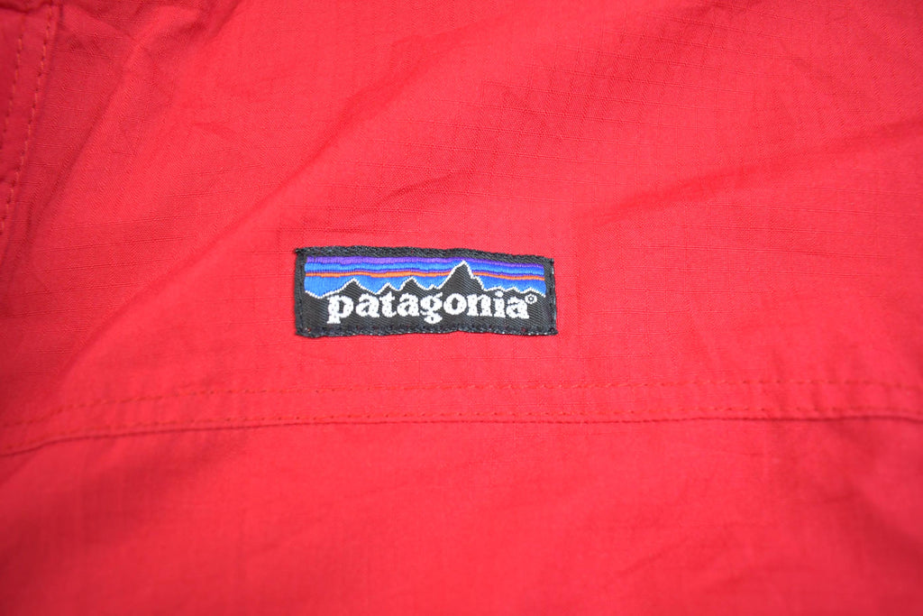 Vintage 1990s Patagonia Red Zip Up Light Jacket