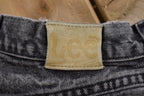Vintage 1980s LEE Black Jeans Size 32 x 29.5