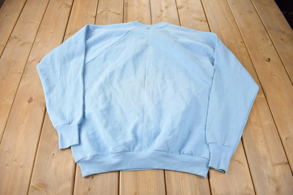 Vintage 1980s Watland Raglan Crewneck Sweatshirt Made In USA