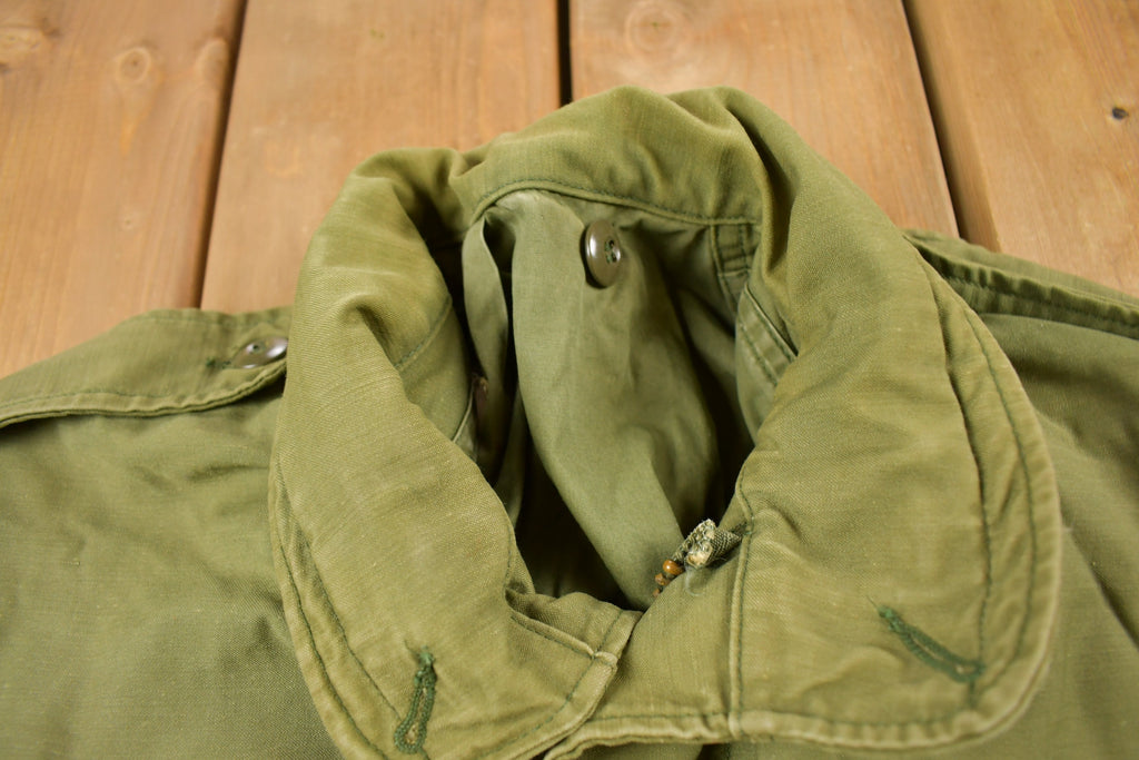 Vintage 1980s Army Military Field Jacket