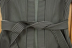 Vintage 1960s Elegant Miss of California Striped Housecoat