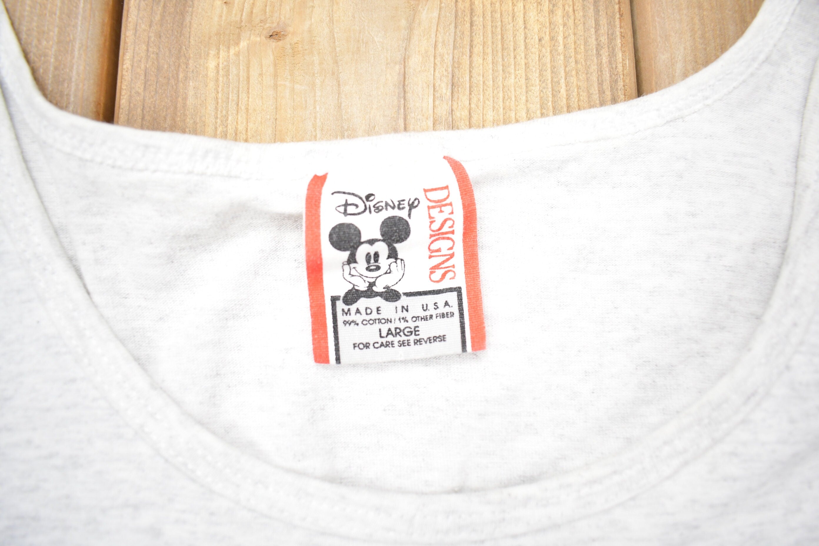 Vintage 1990s Mickey Mouse Cartoon Promo Tank Top